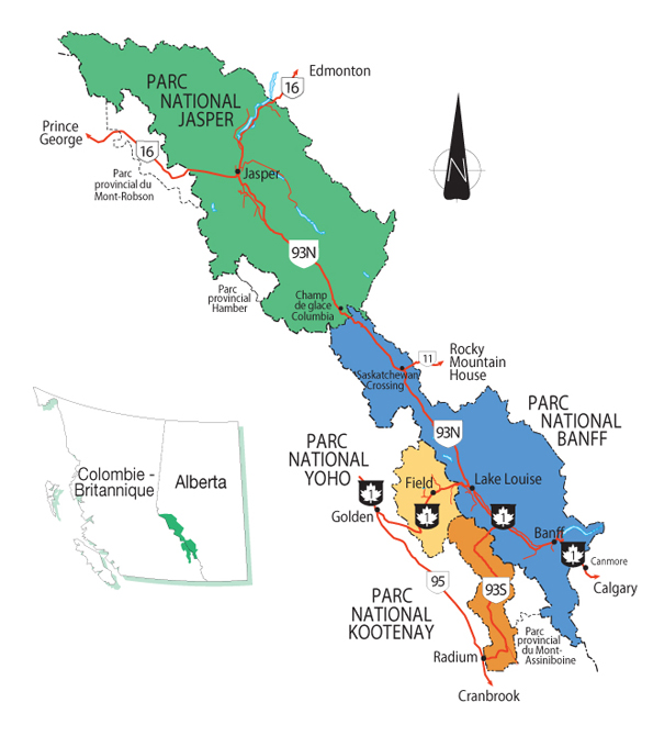 carte du mont robson